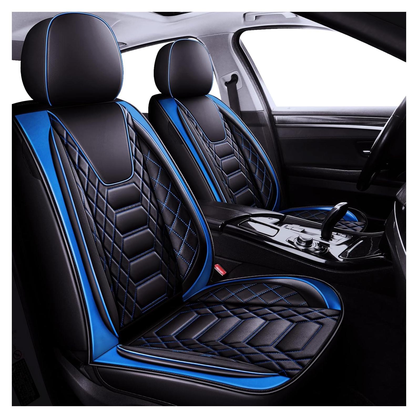 FREESOO Fundas de Asiento de Coche Juego Completo Ajuste Universal