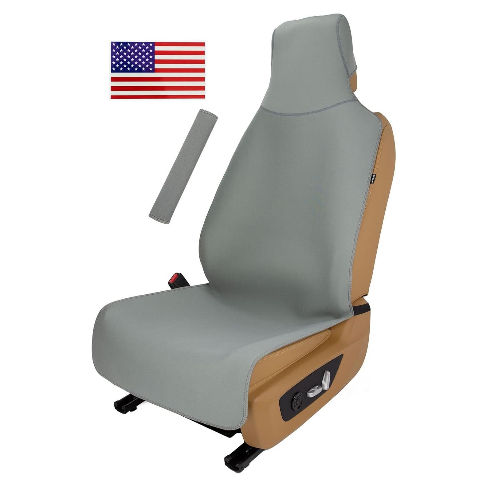 Funda de Asiento de Coche VSHIELD Neopreno Impermeable Gris