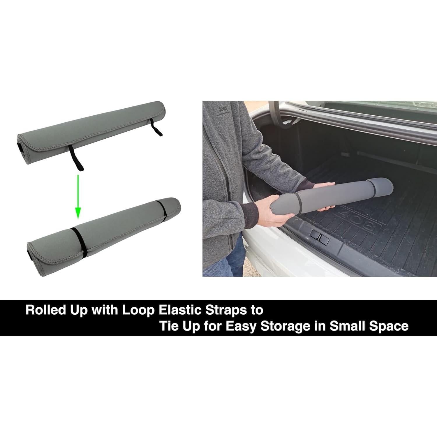 Funda de Asiento de Coche VSHIELD Neopreno Impermeable Gris