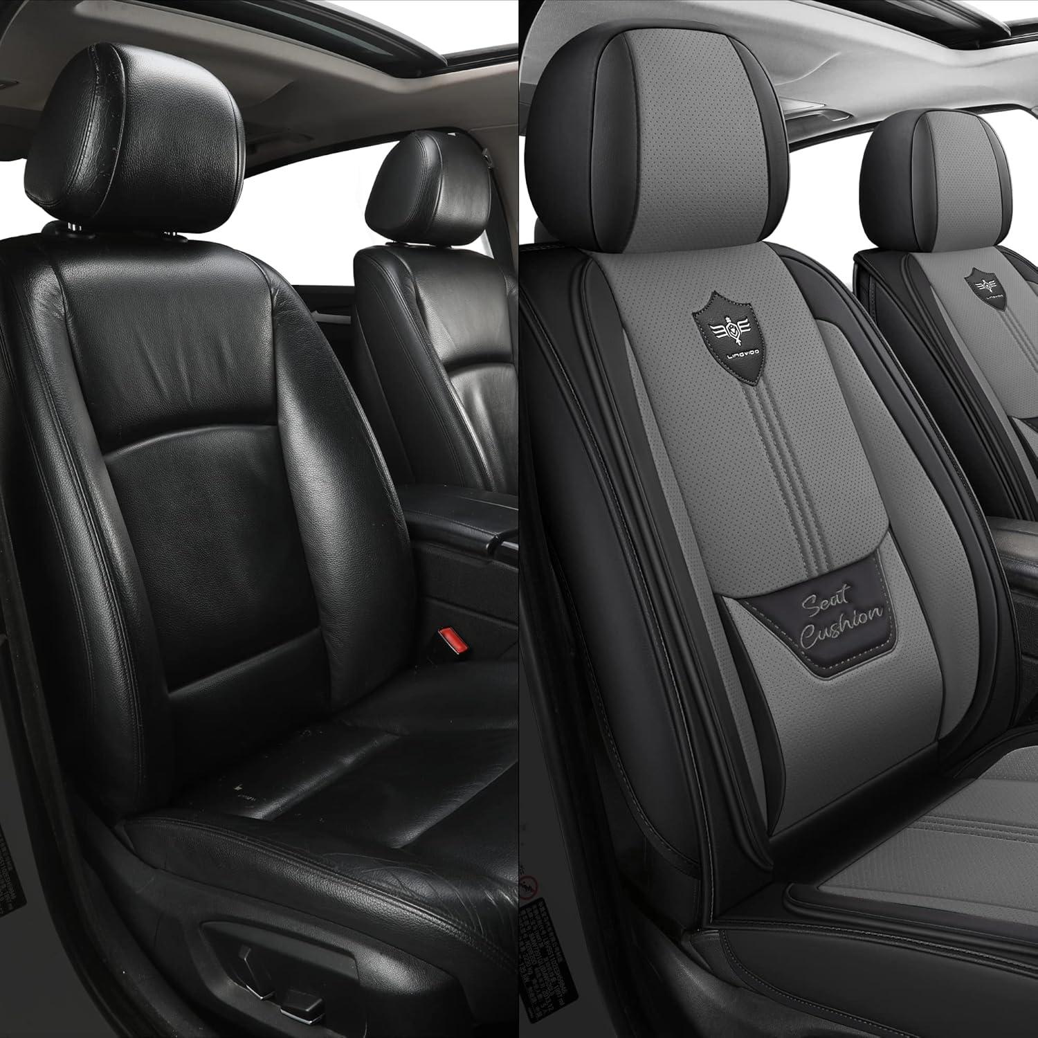 Funda de Asientos de Coche LINGVIDO Universal Gris 5 Juegos