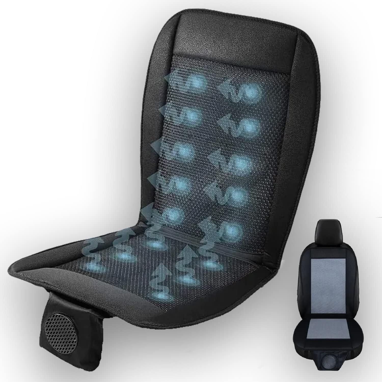 Almohadilla de Asiento Refrigerante ZONETECH, Negro, Control Temperatura
