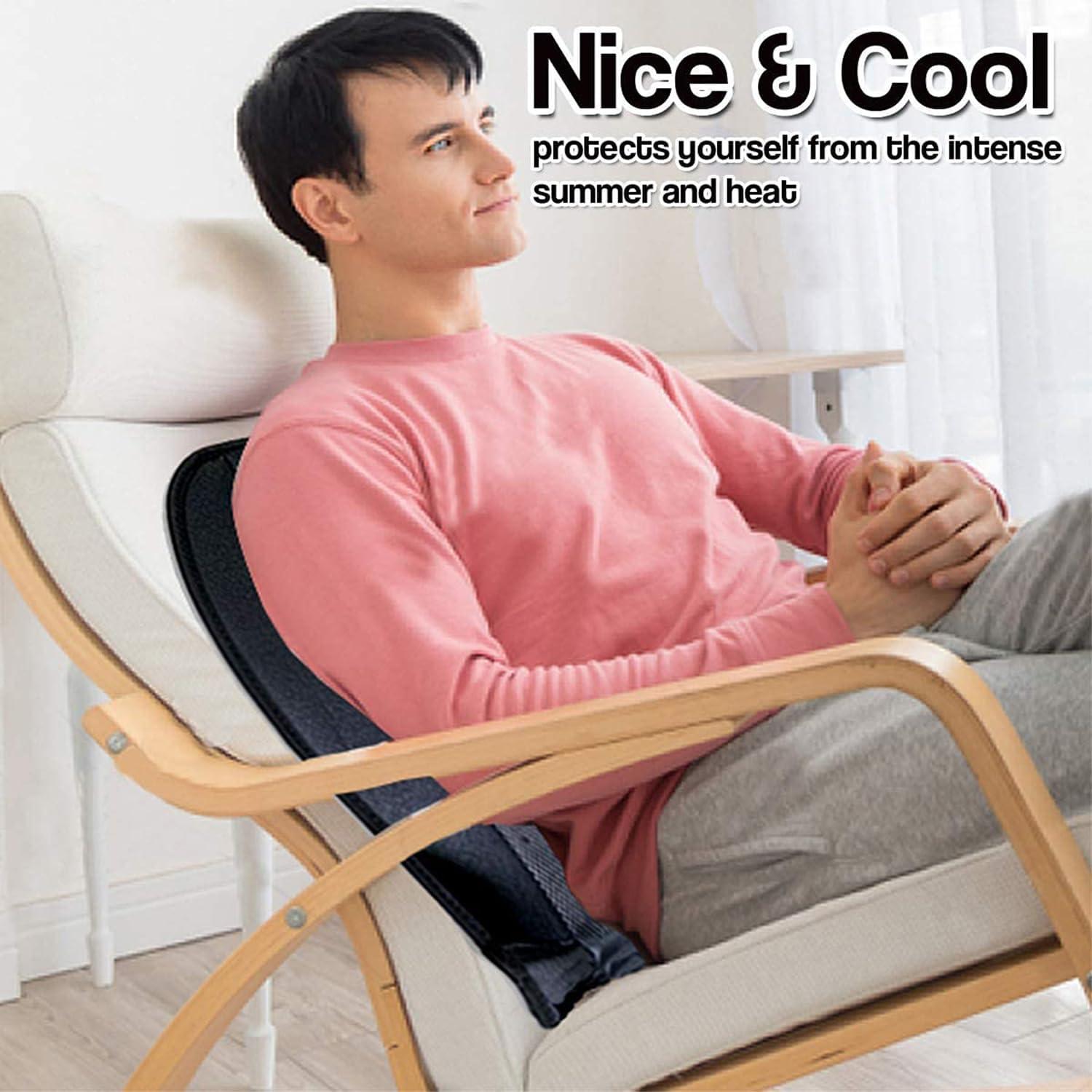 Almohadilla de Asiento Refrigerante ZONETECH, Negro, Control Temperatura