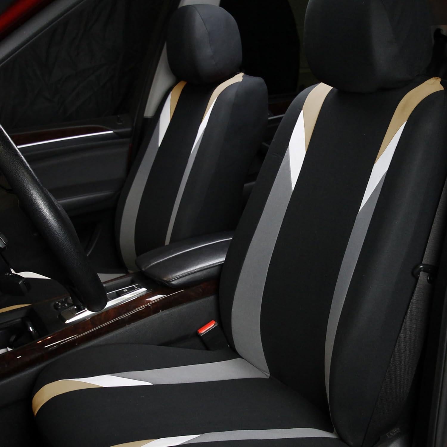 Fundas de Asiento de Auto FH Group Beige Universal Airbag