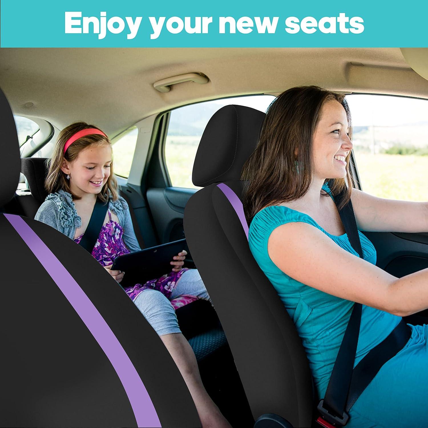 Fundas de Asiento de Coche FH Group Morado Universal