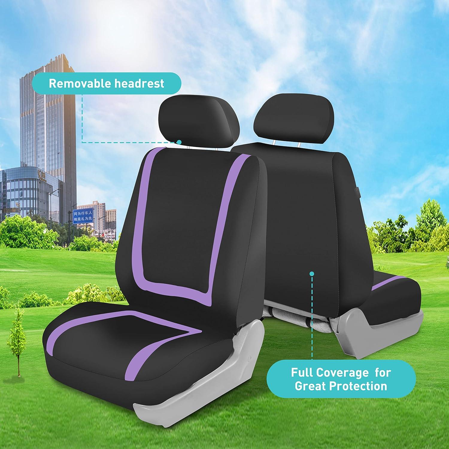 Fundas de Asiento de Coche FH Group Morado Universal