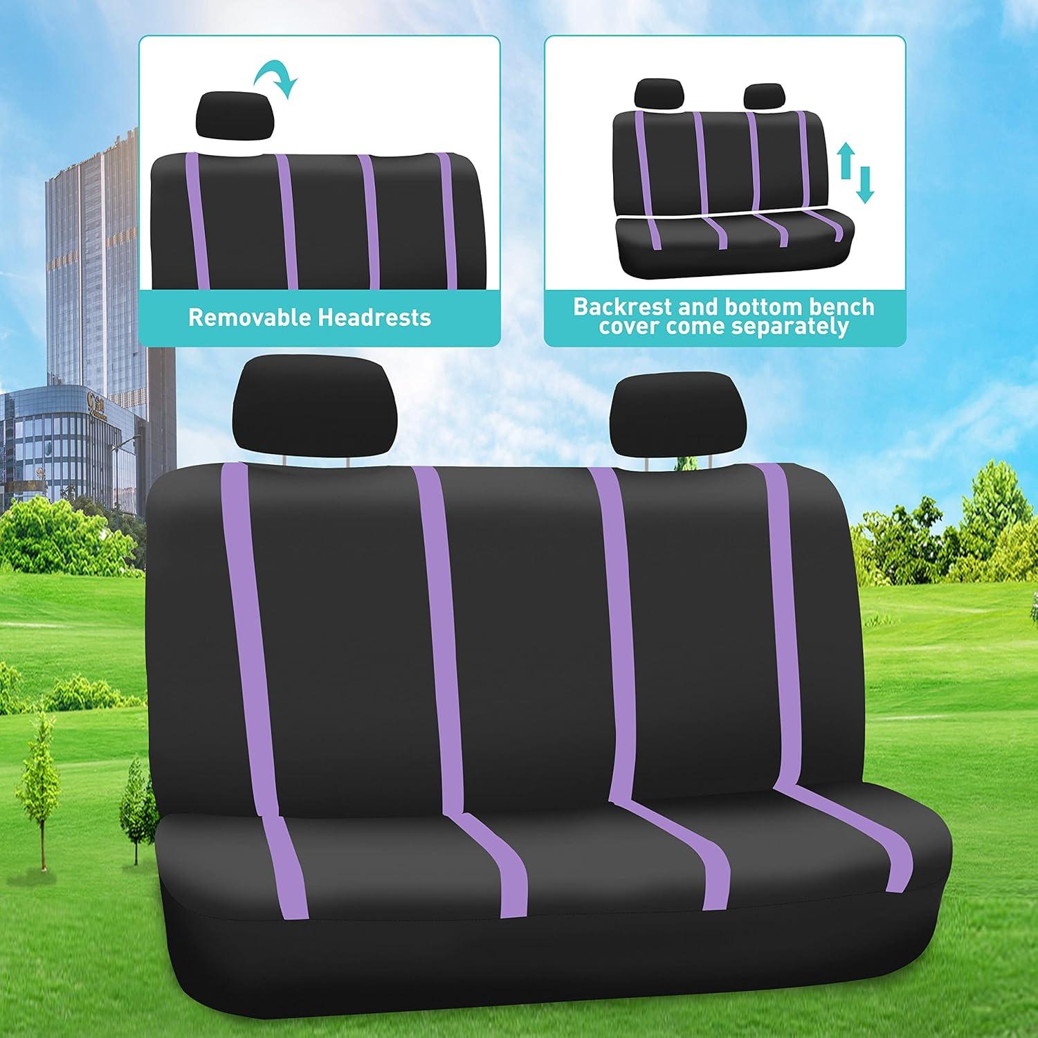 Fundas de Asiento de Coche FH Group Morado Universal