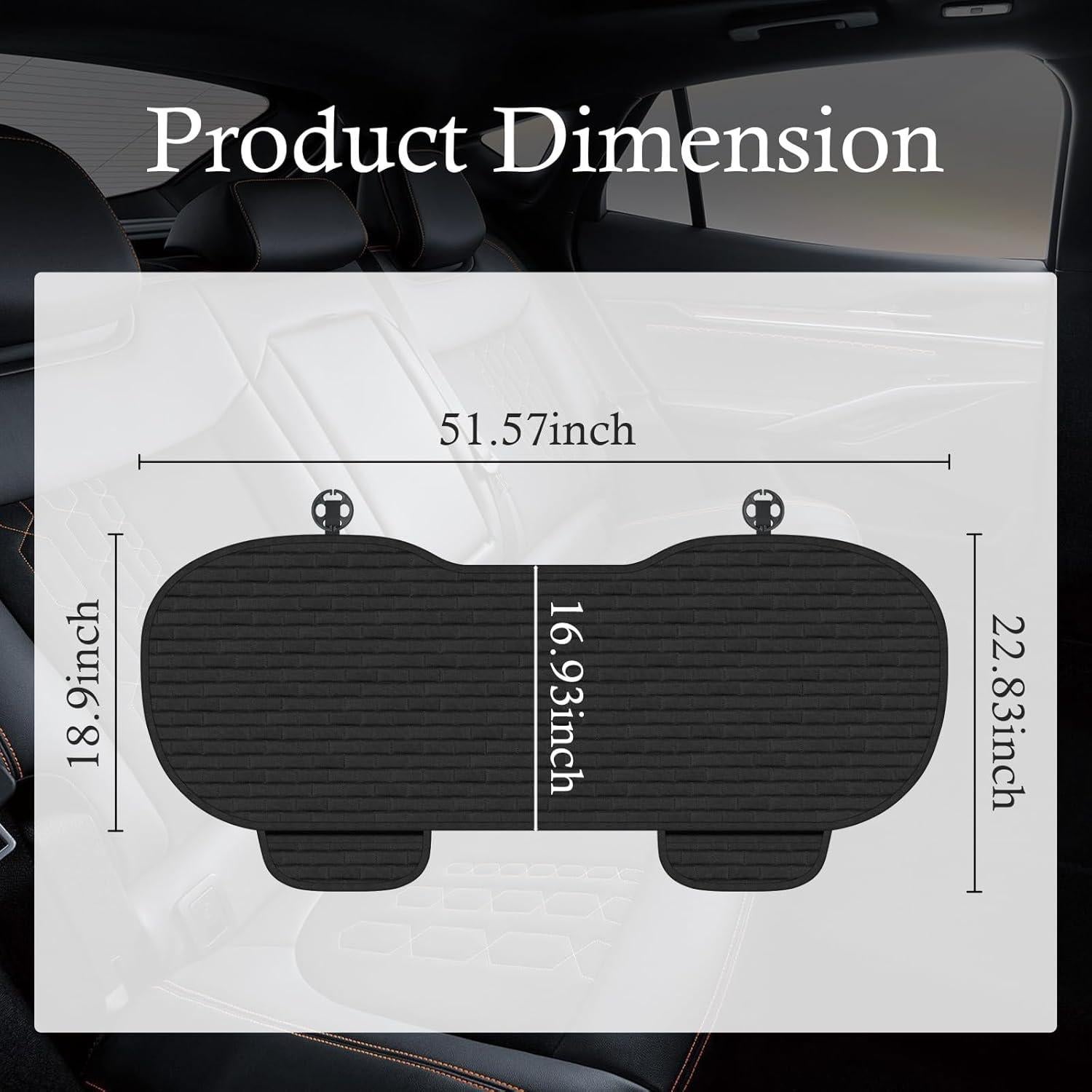 Funda de Asiento Trasero YGDMD Universal Antideslizante 131x58cm