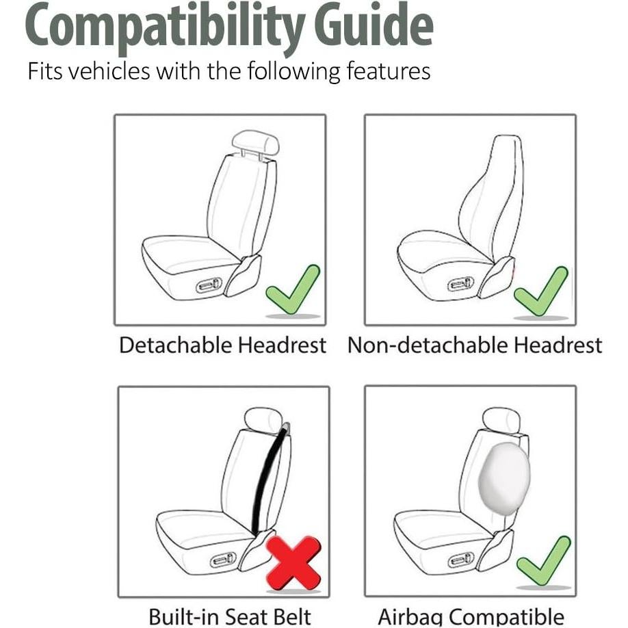 Funda de Asiento de Coche FH Group Menta Universal 1 Pieza