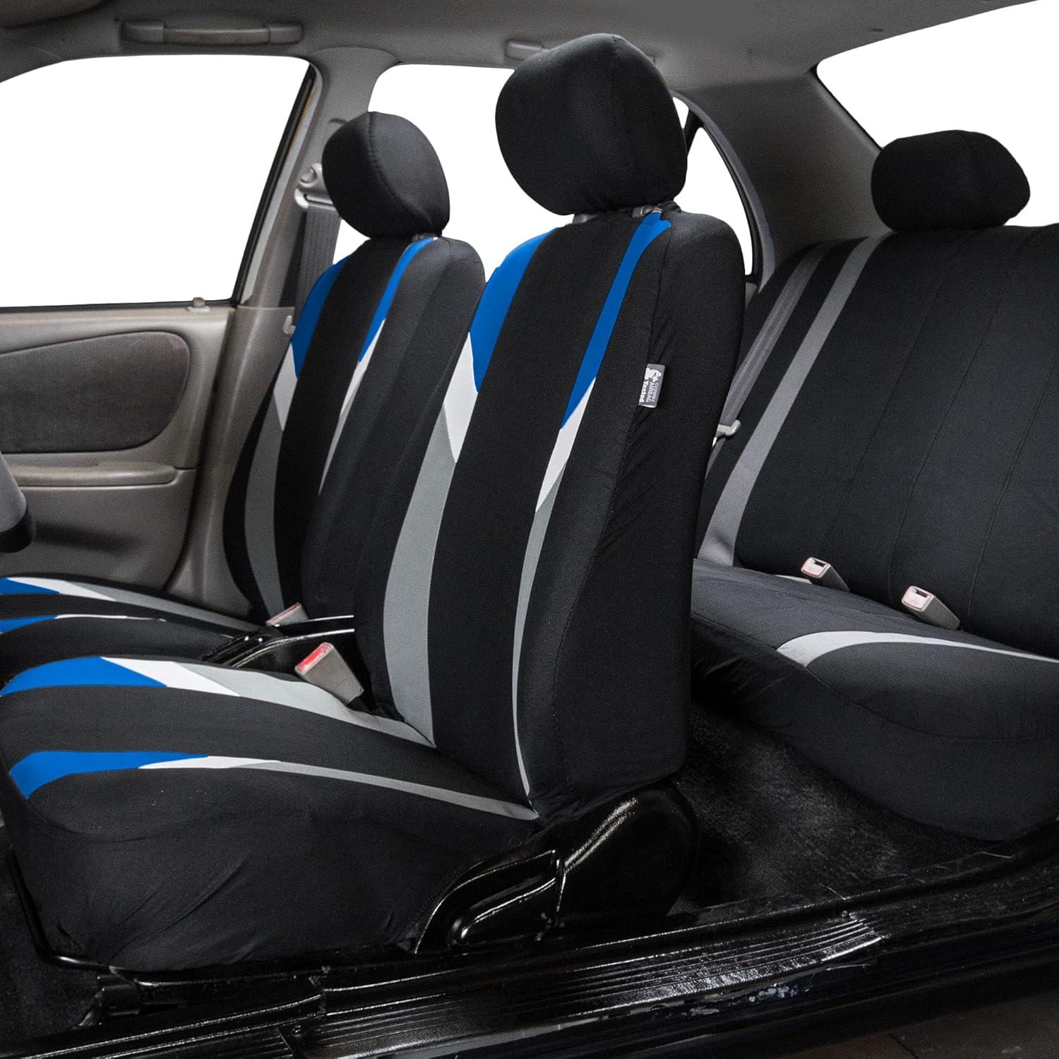Fundas de Asiento de Coche FH Group Azul Ajuste Universal