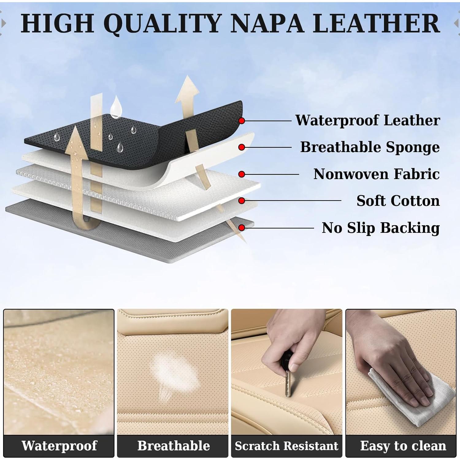 Cubiertas de Asientos Frontales Coverado SCU045 Beige Universales