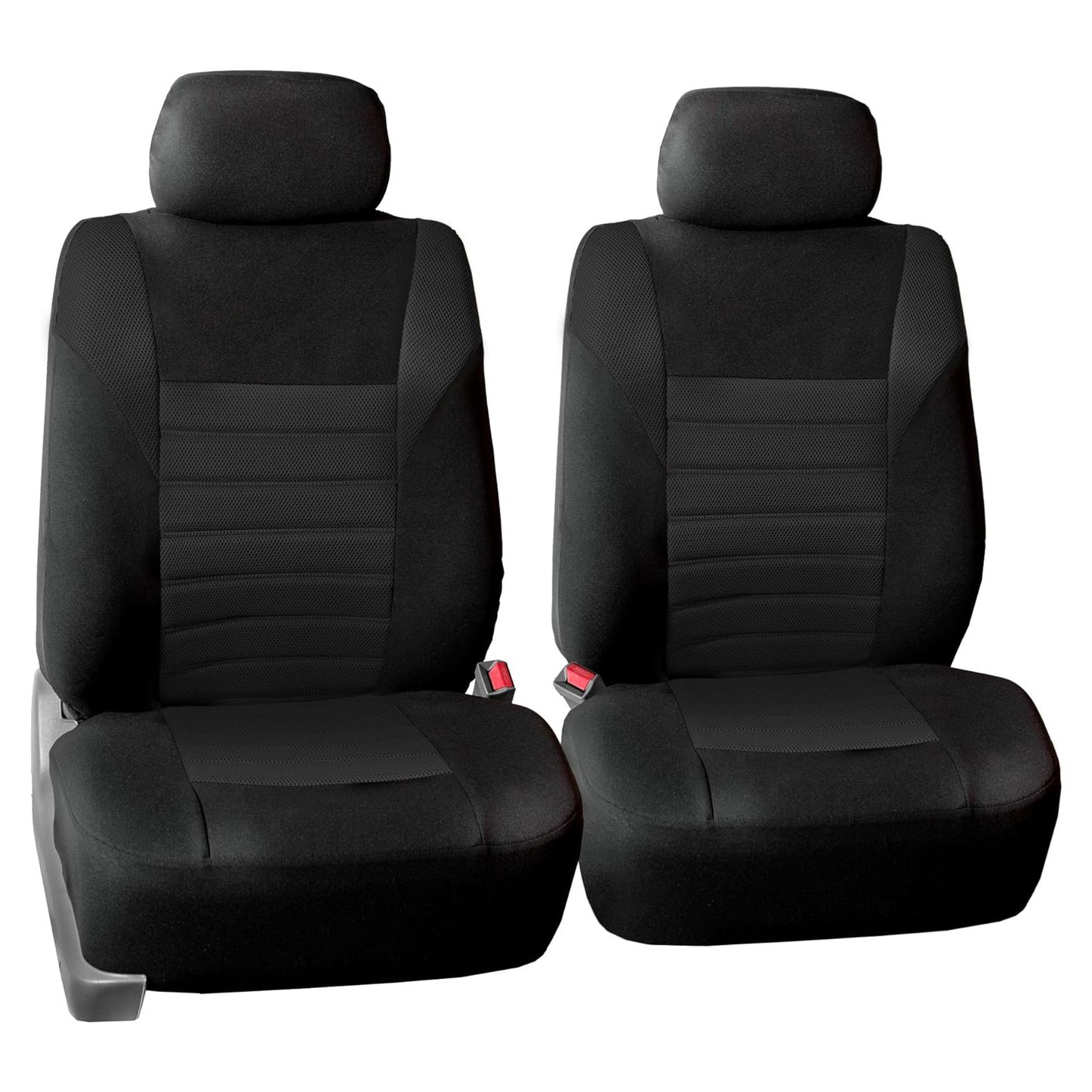Fundas de Asiento de Auto TLH Malla 3D Negro Universal