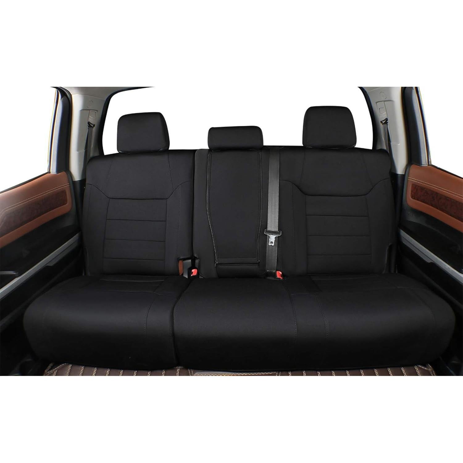 Cubiertas de Asiento EKR para Tiguan 2018-2024, 5 Asientos, Neopreno Negro