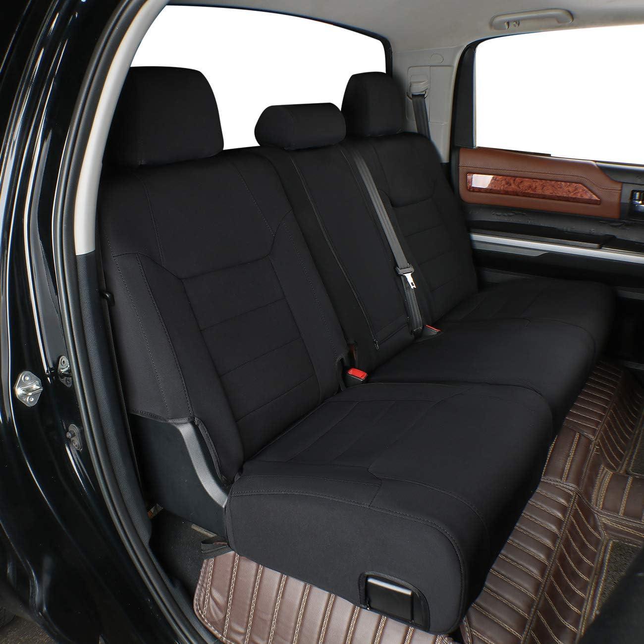 Cubiertas de Asiento EKR para Tiguan 2018-2024, 5 Asientos, Neopreno Negro