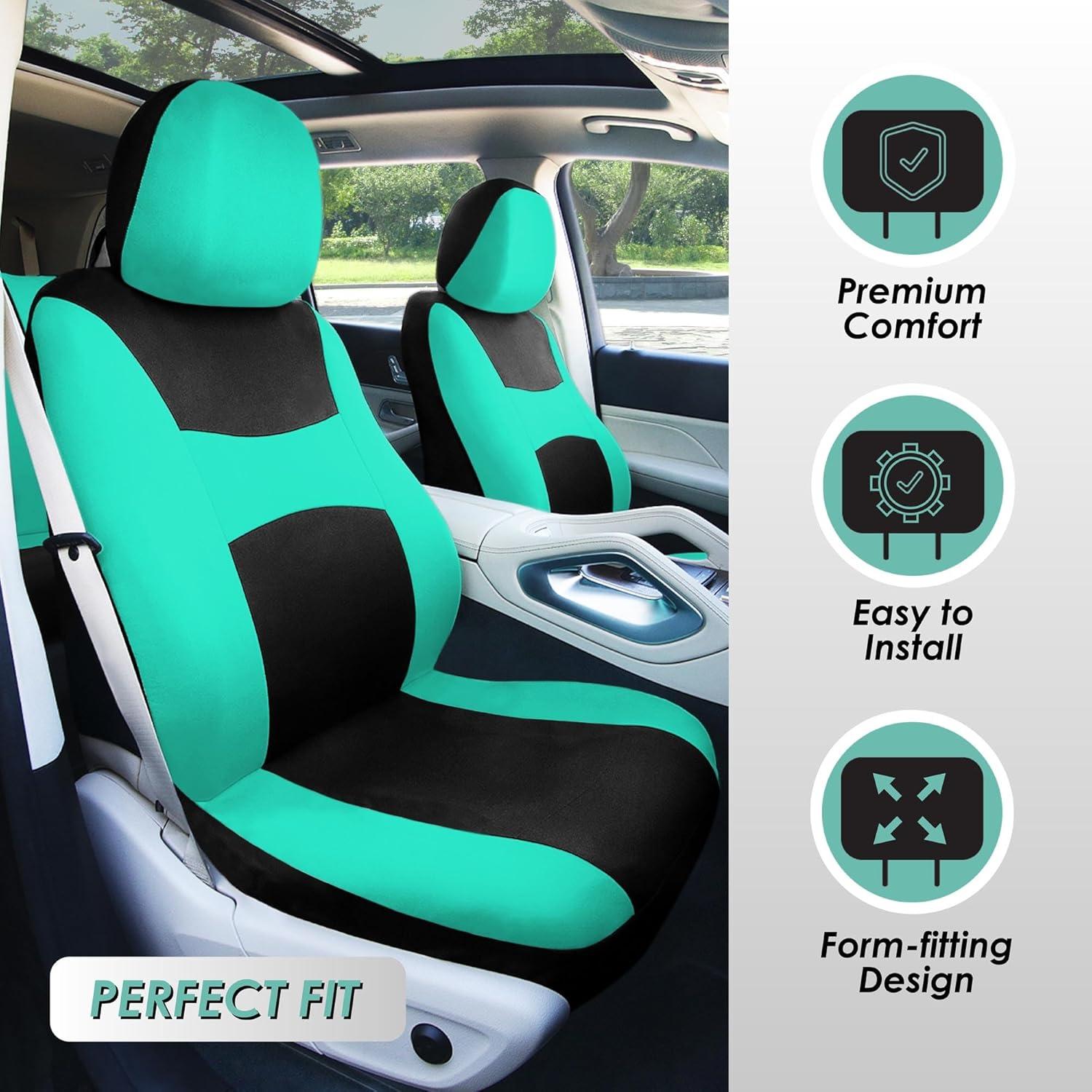 Juego de Fundas de Asiento FH Group Menta para Coches
