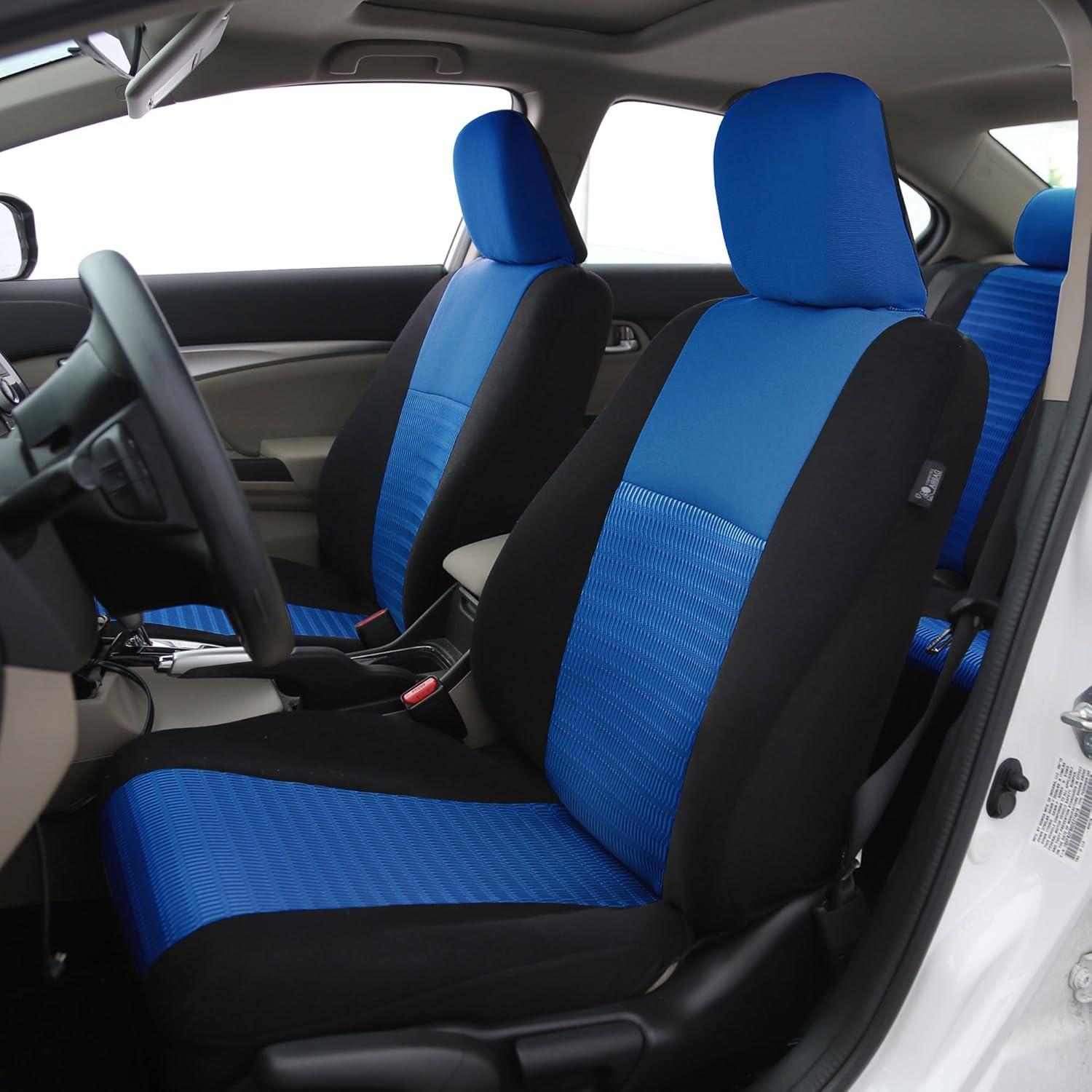 Funda de Asiento de Coche FH Group Azul/Negro Ajuste Universal