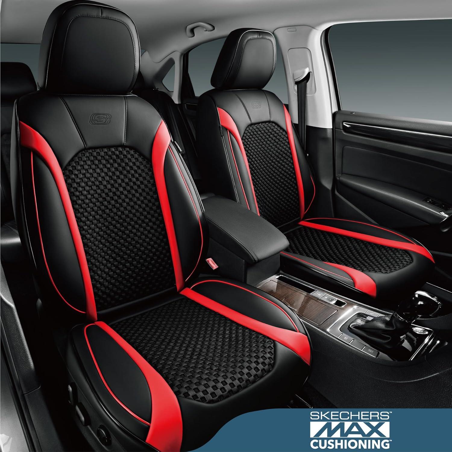 Fundas de Asiento de Coche Skechers con Espuma de Memoria - Juego Completo