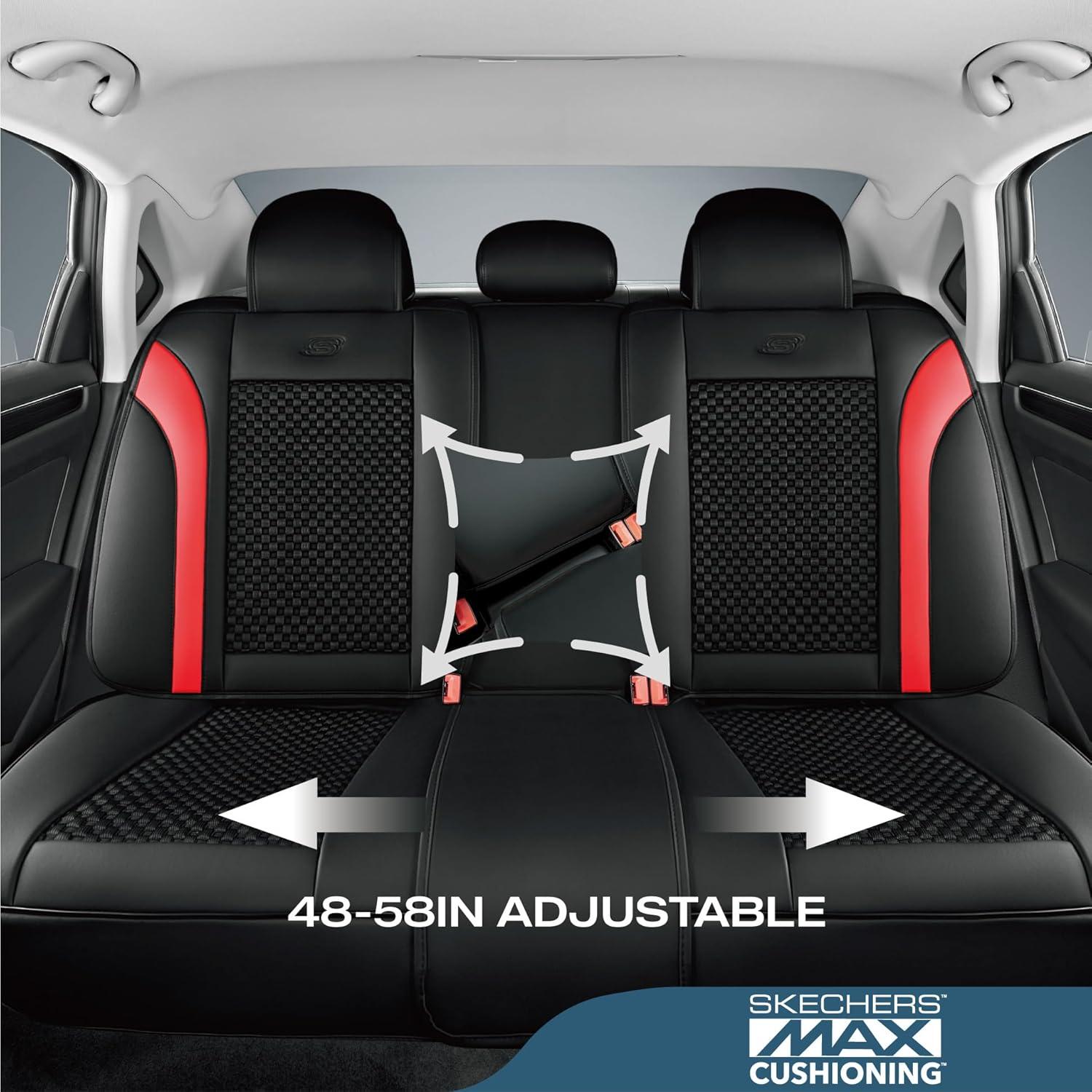 Fundas de Asiento de Coche Skechers con Espuma de Memoria - Juego Completo