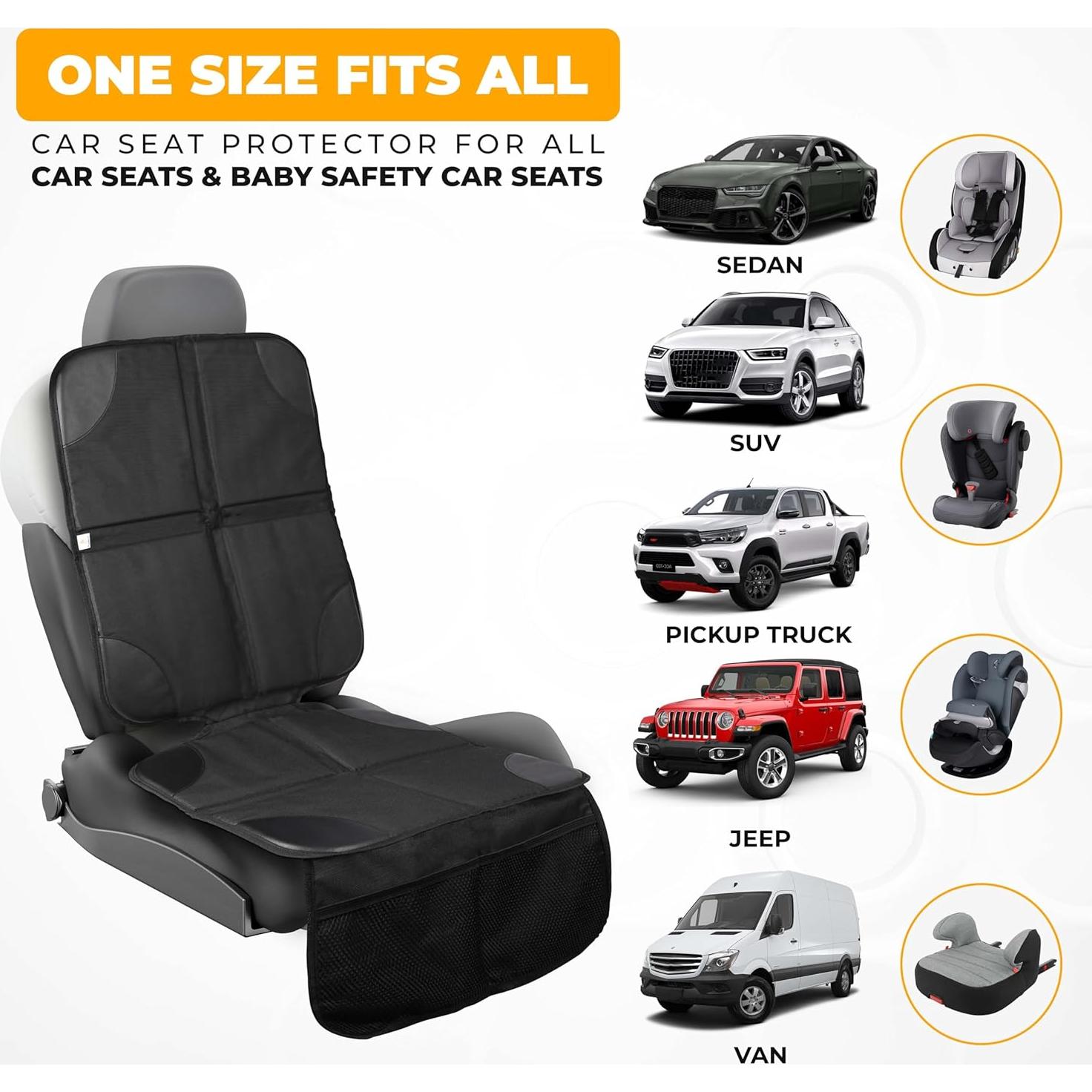 Protector de Asiento de Coche EcoNour 2 Pack Impermeable