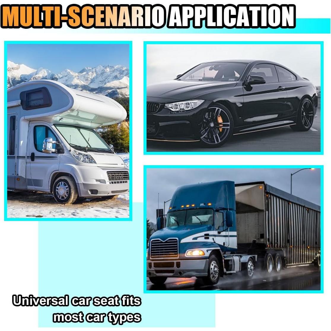 Funda de Asiento de Coche LAINLOY Beige Universal 49.8x49cm