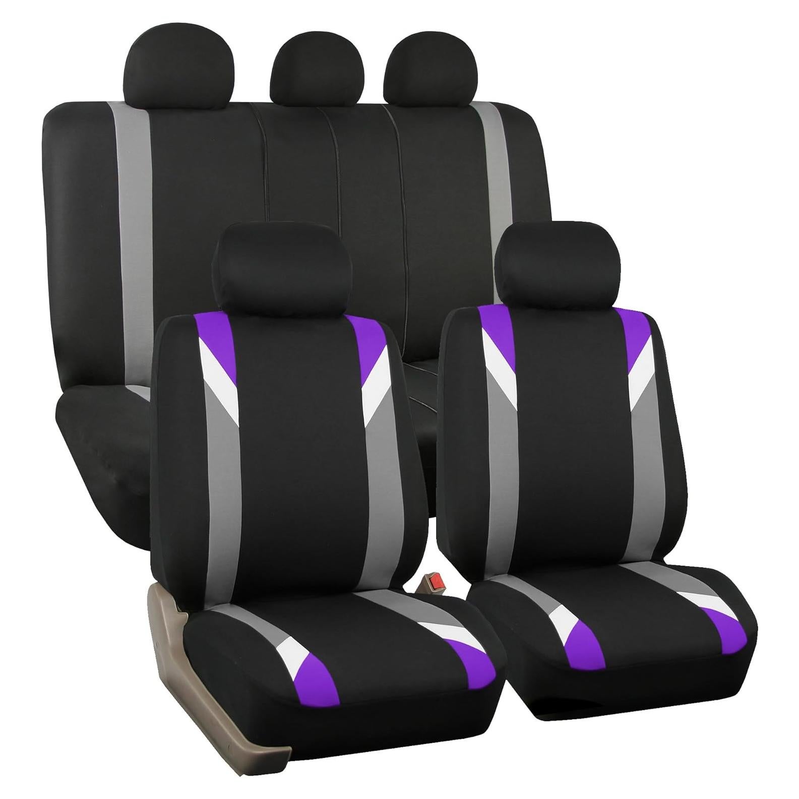 Fundas de Asiento de Coche FH Group Púrpura Ajuste Universal
