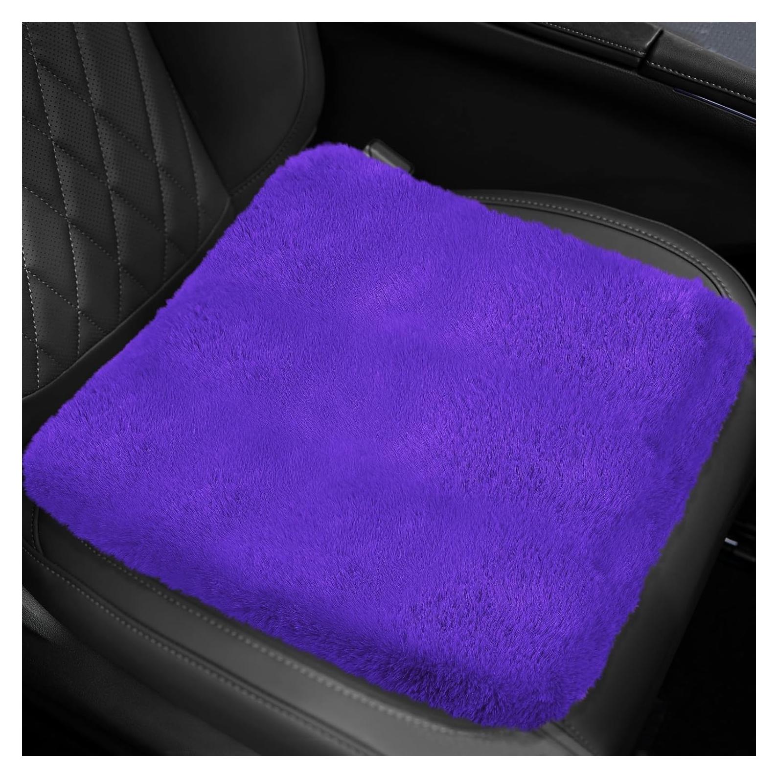 Cojín de Asiento de Coche Wuyaoyao de Lana Sintética 47x47cm