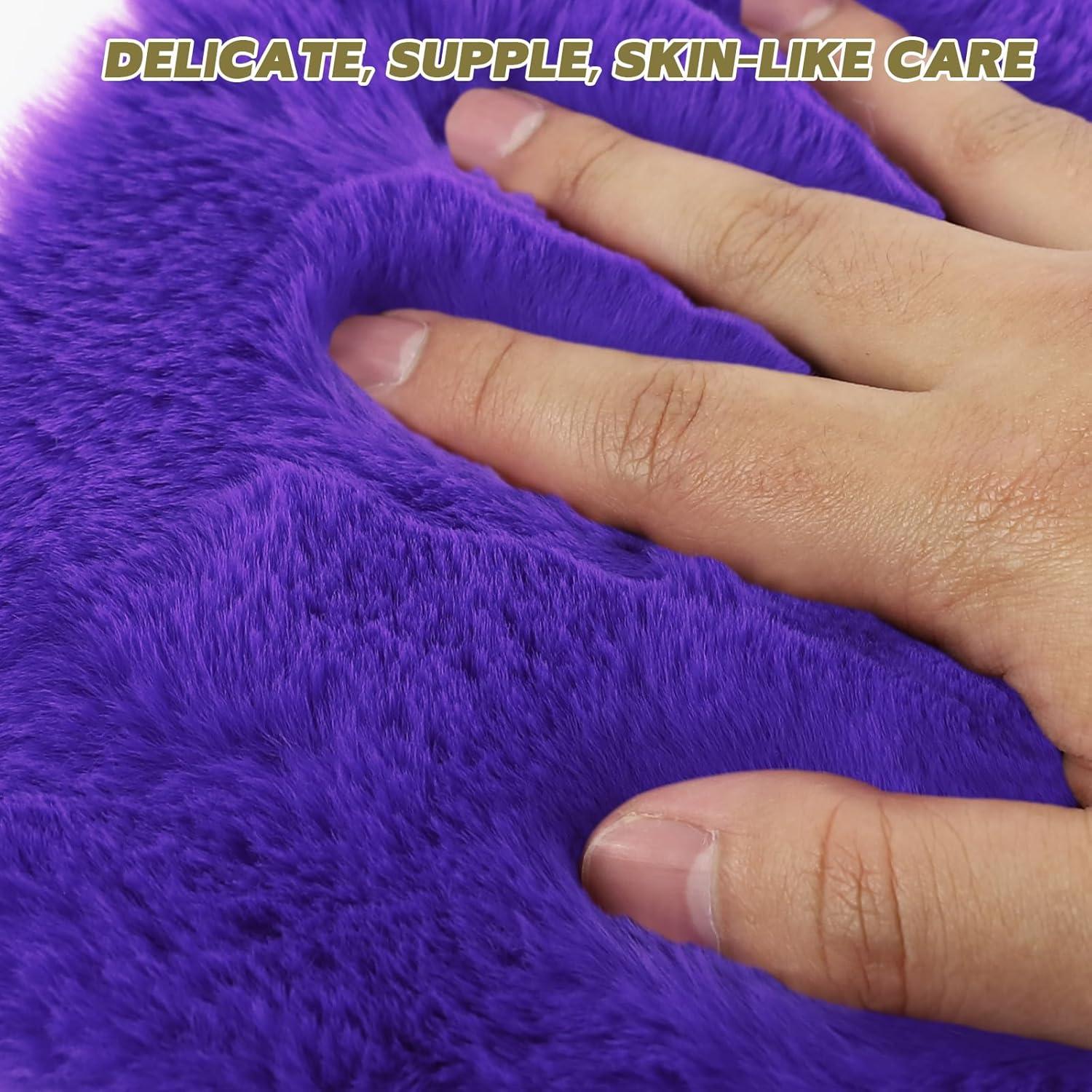 Cojín de Asiento de Coche Wuyaoyao de Lana Sintética 47x47cm