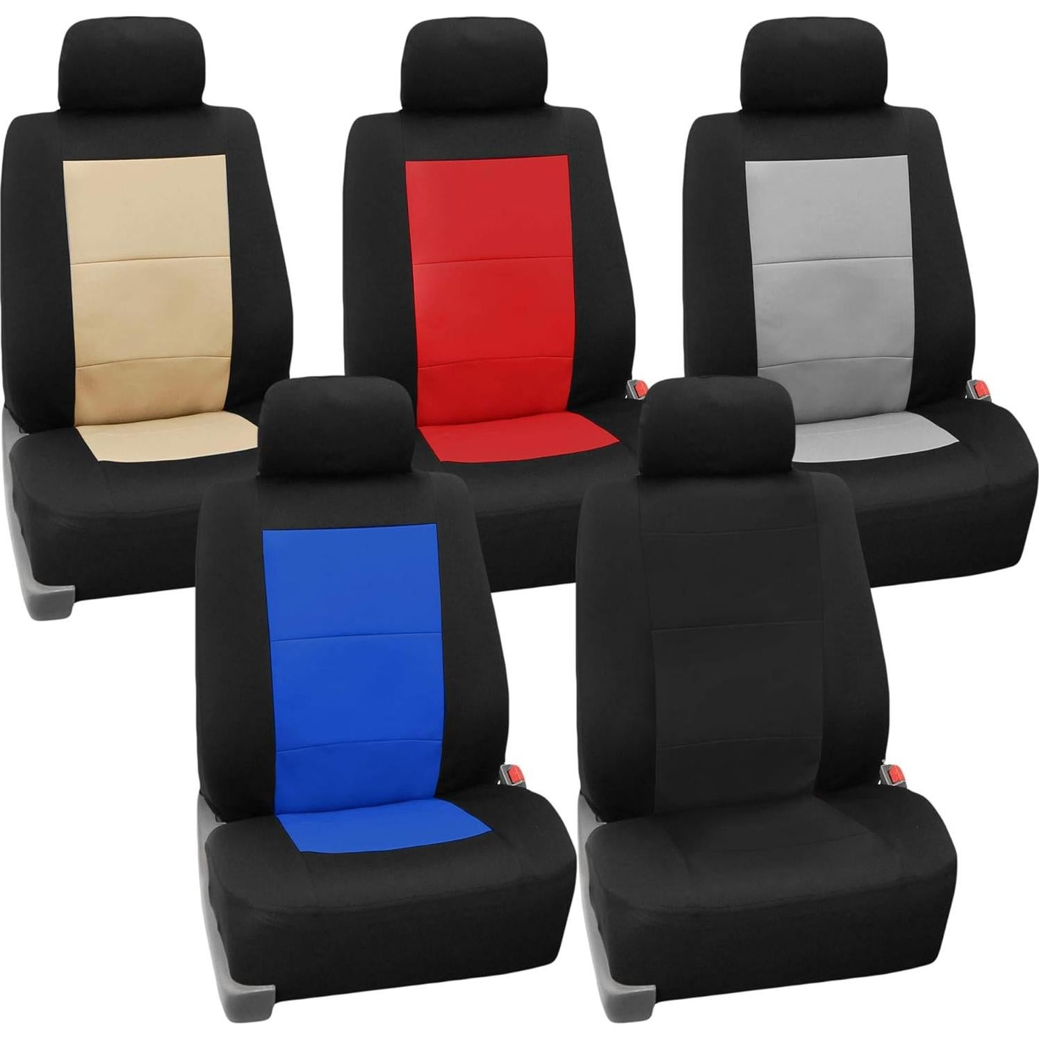 Juego de Fundas de Asiento Neopreno FH Group Gris Universal