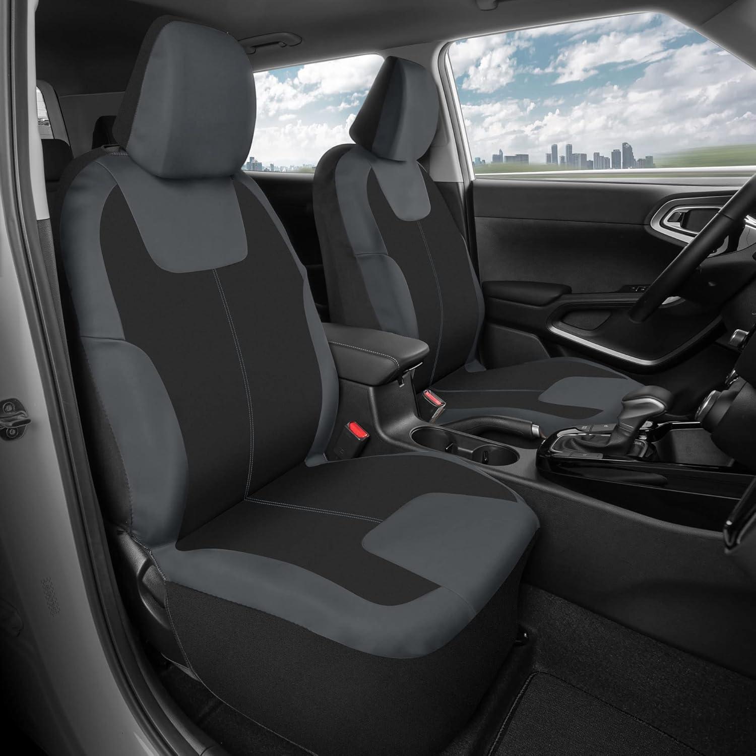 Cubiertas de Asiento Impermeables Motor Trend Neopreno Gris