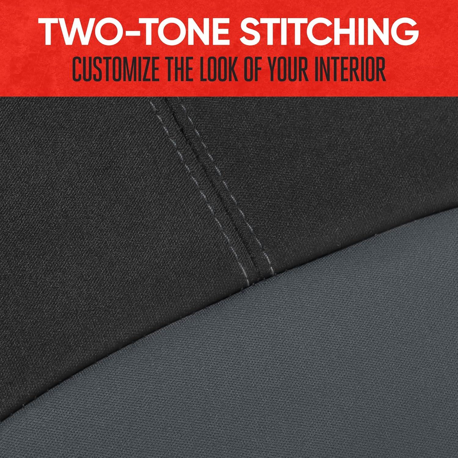 Cubiertas de Asiento Impermeables Motor Trend Neopreno Gris