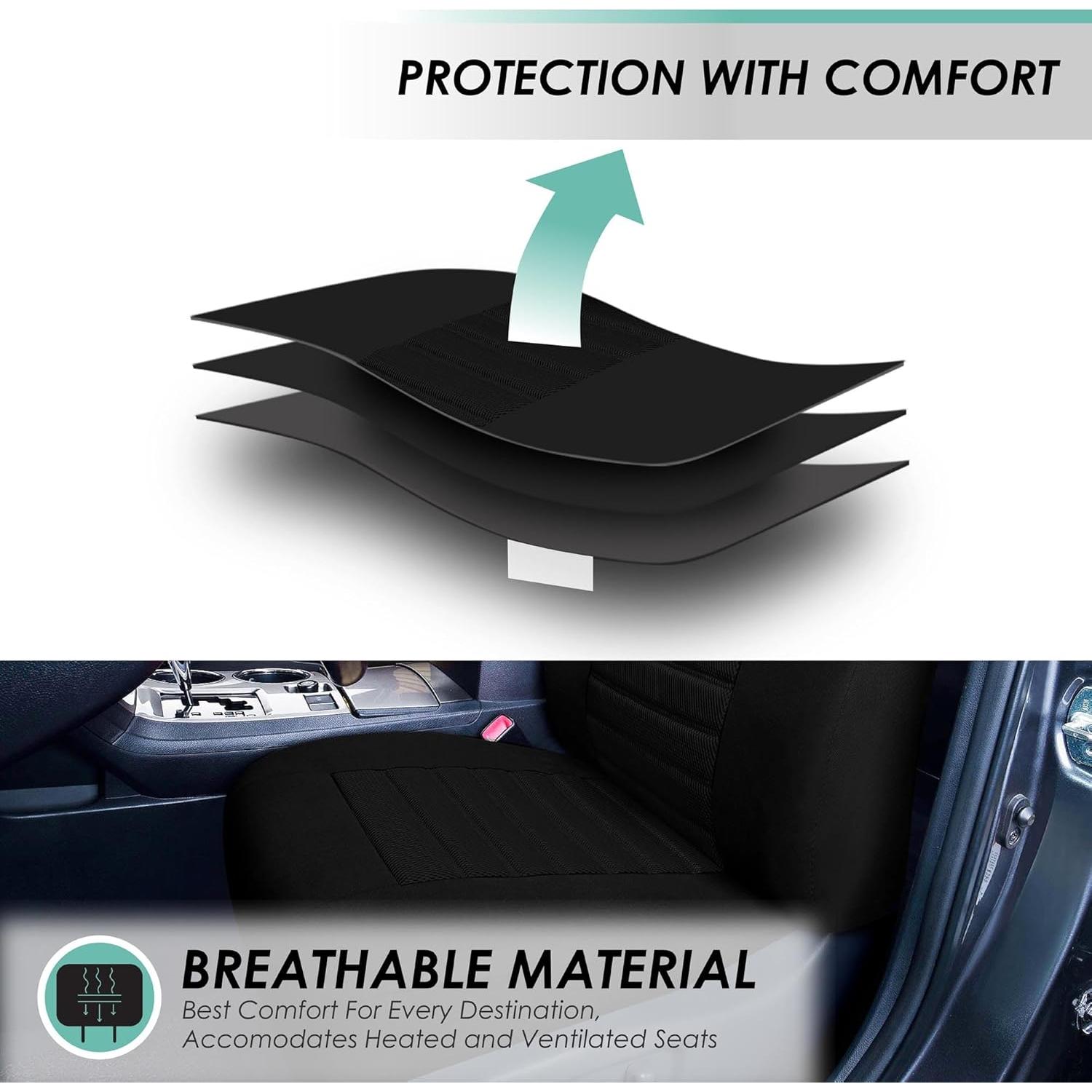 Fundas de Asiento de Coche FH Group 3D Air Mesh Ajuste Universal