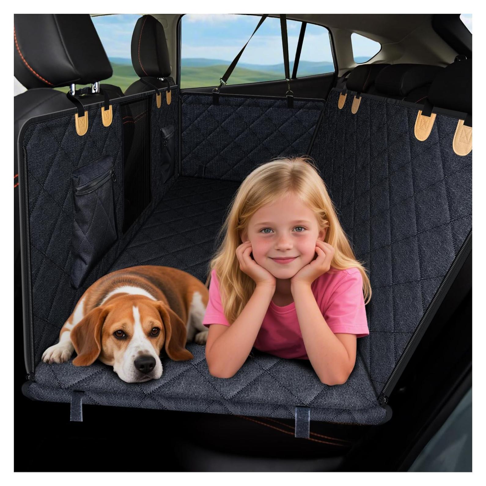 Funda de Asiento para Perros PAWPROVED PP1019 Impermeable Negro
