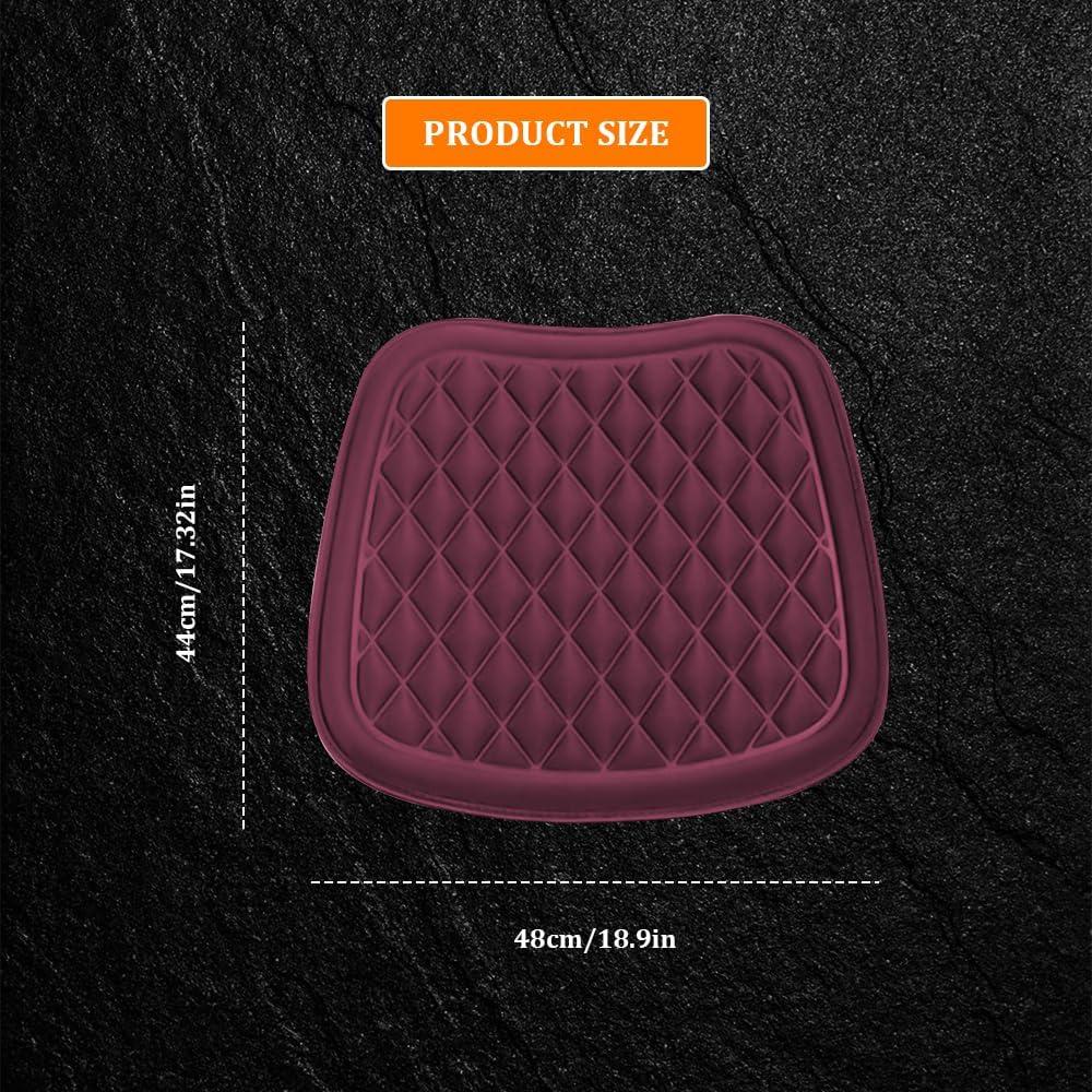 Funda de Asiento de Coche Tecledsn Rojo Vino Universal 43.9x48 cm