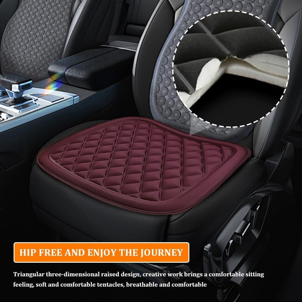 Funda de Asiento de Coche Tecledsn Rojo Vino Universal 43.9x48 cm