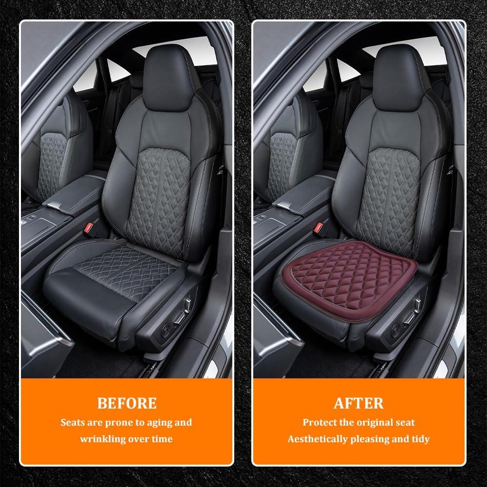 Funda de Asiento de Coche Tecledsn Rojo Vino Universal 43.9x48 cm