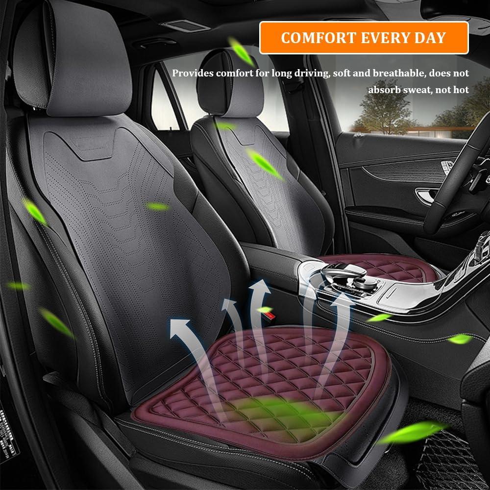 Funda de Asiento de Coche Tecledsn Rojo Vino Universal 43.9x48 cm