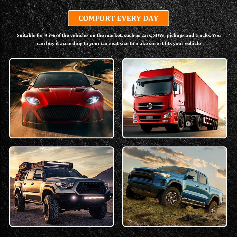 Funda de Asiento de Coche Tecledsn Rojo Vino Universal 43.9x48 cm