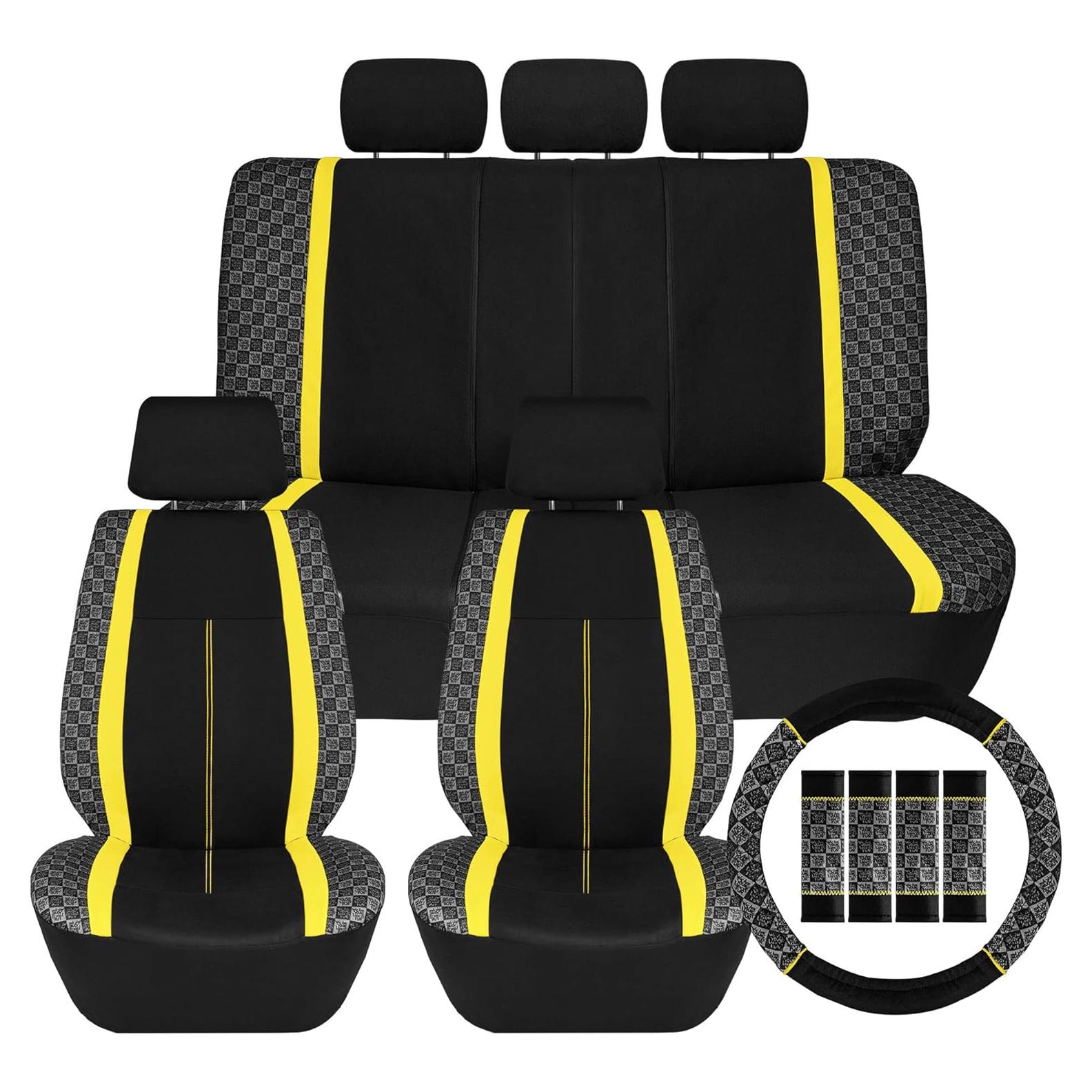 Fundas de Asiento Universal We Are Young Life is Fun Amarillo