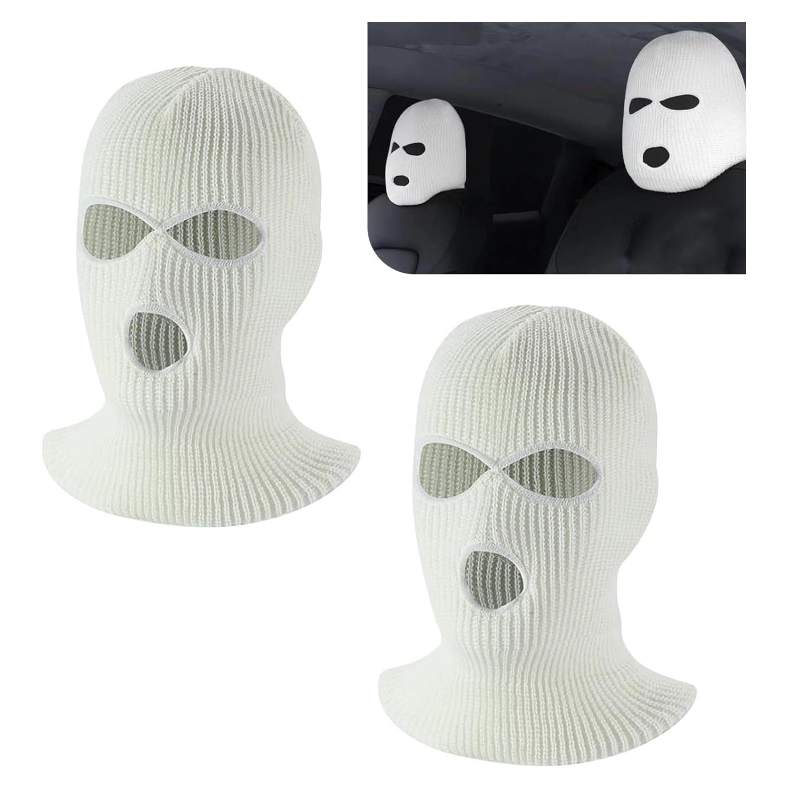 Protector de Reposacabezas de Coche leediga 2 PCS Blanco