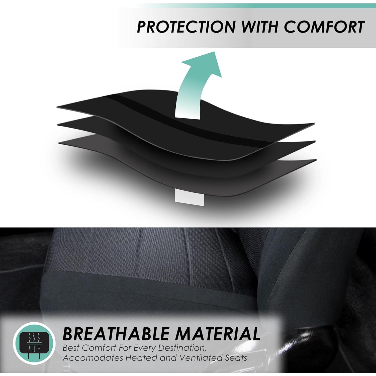 Funda de Asiento Trasero FH Group Ajuste Universal Negro