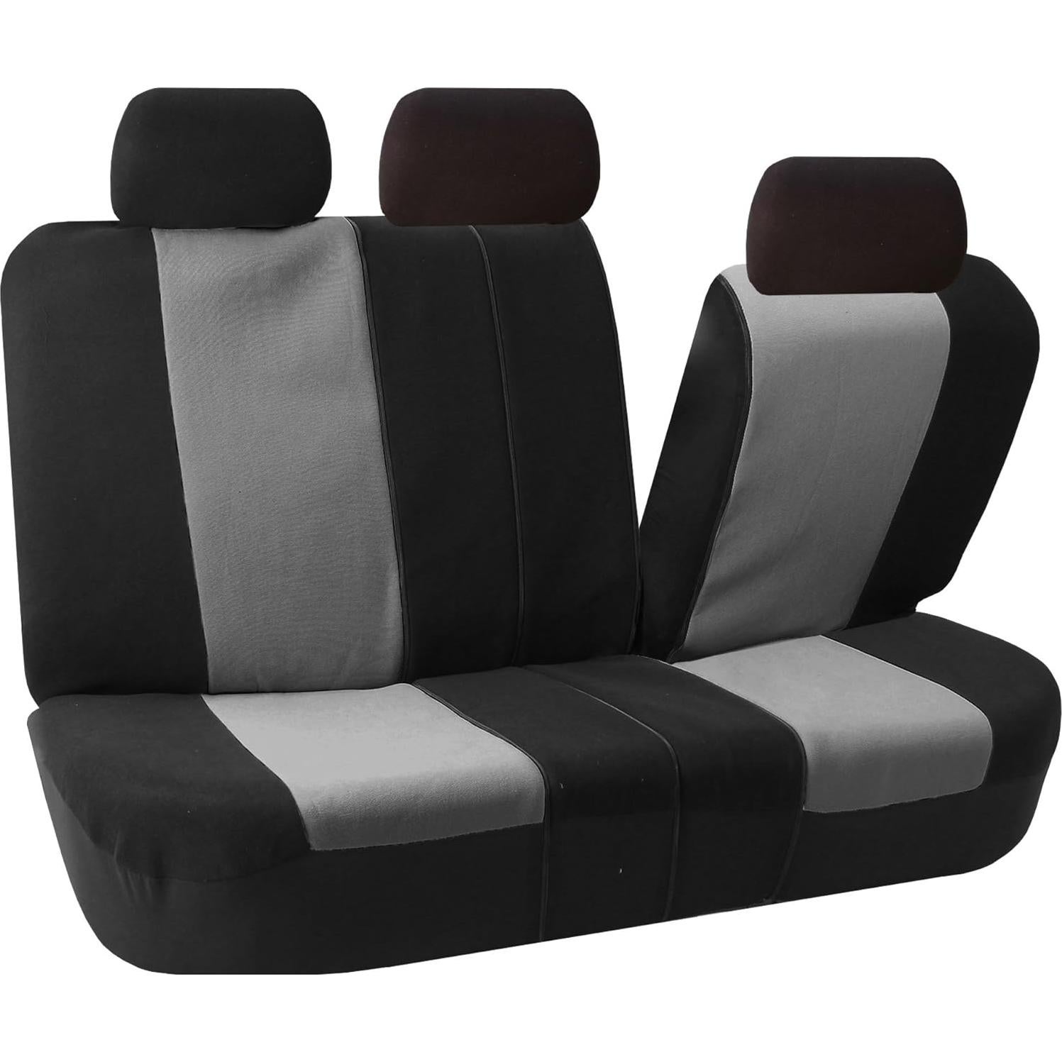 FH Group Fundas de Asiento de Tela Universal para Automóvil - Gris