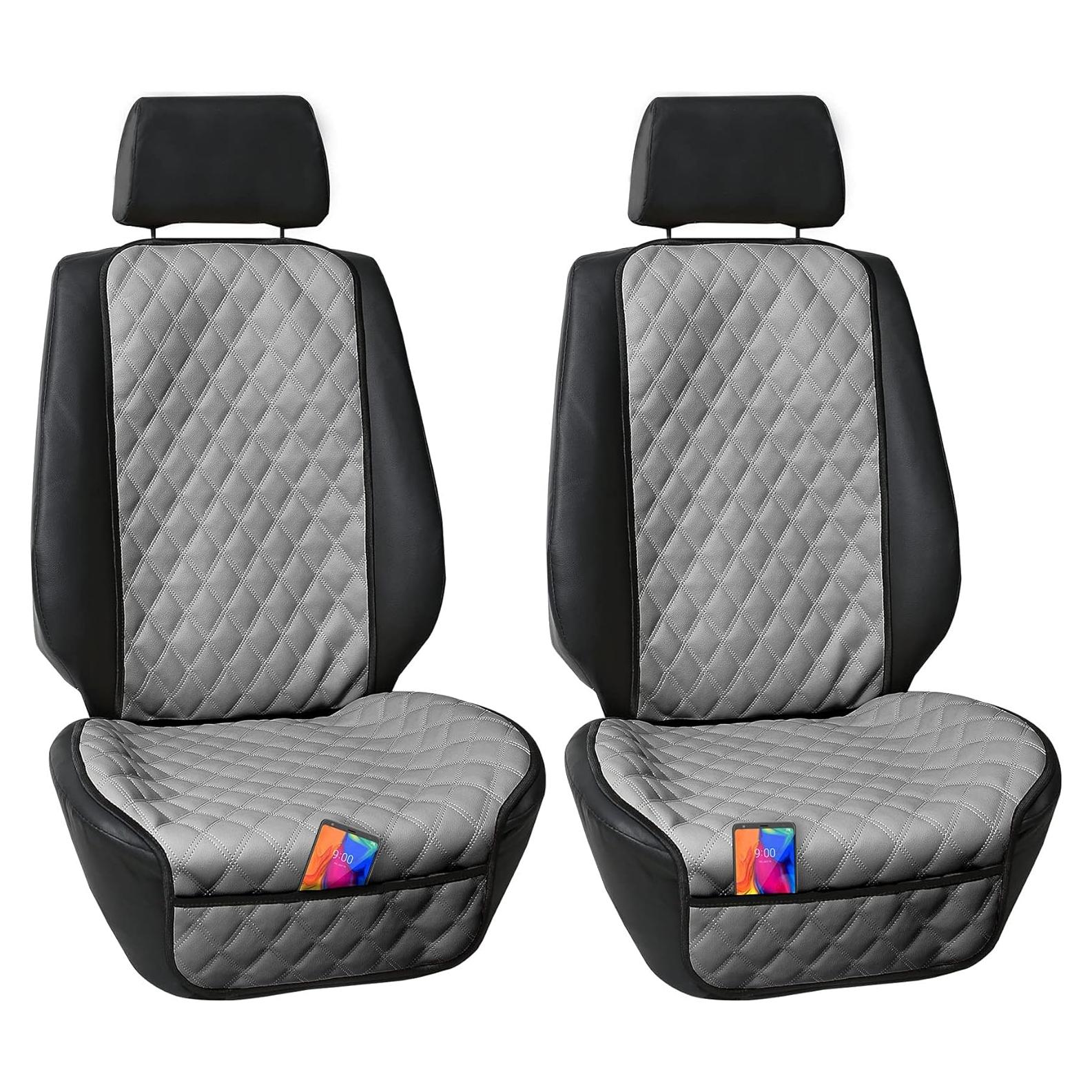 Funda de Asiento de Coche FH Group Neosupreme Gris - 2 Piezas