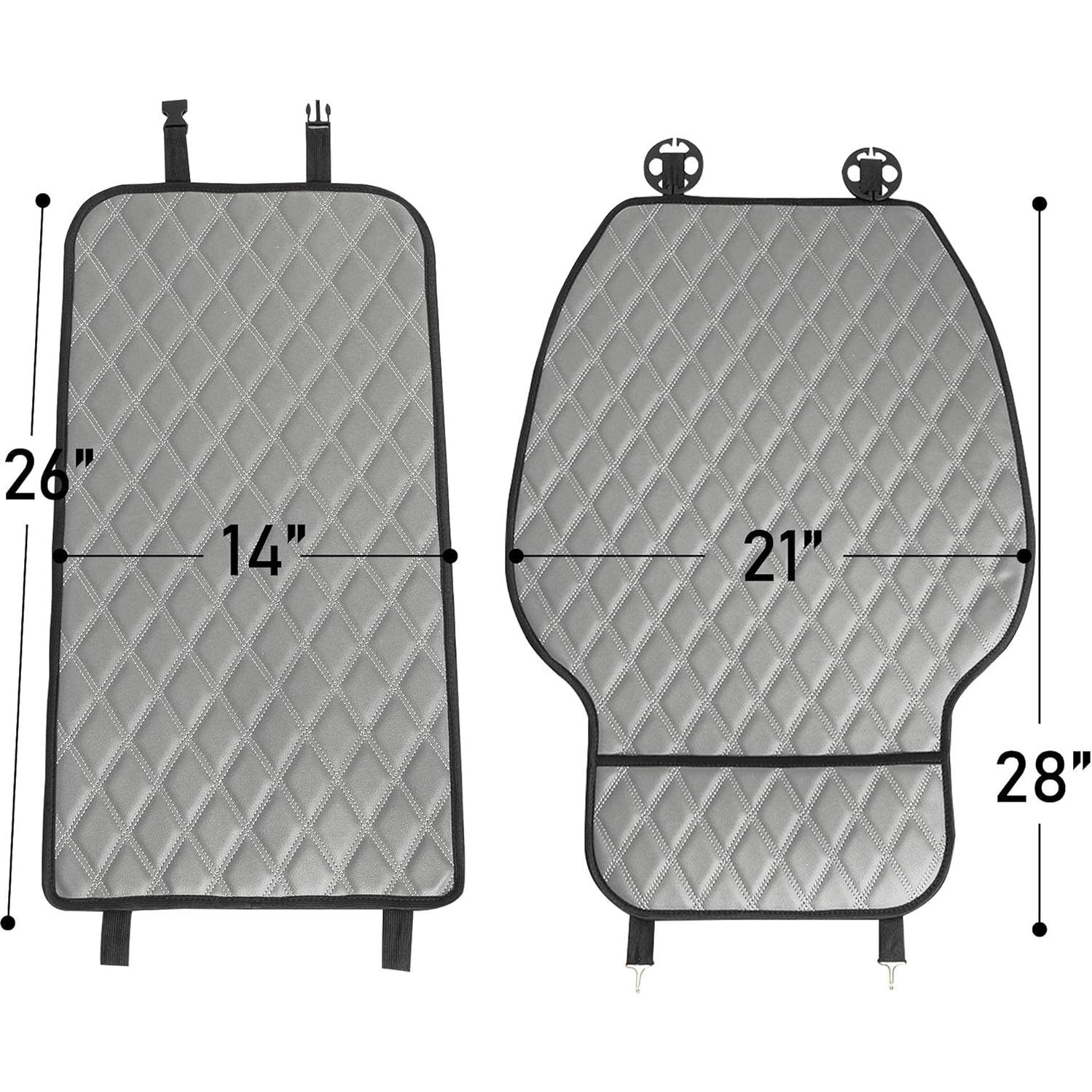 Funda de Asiento de Coche FH Group Neosupreme Gris - 2 Piezas