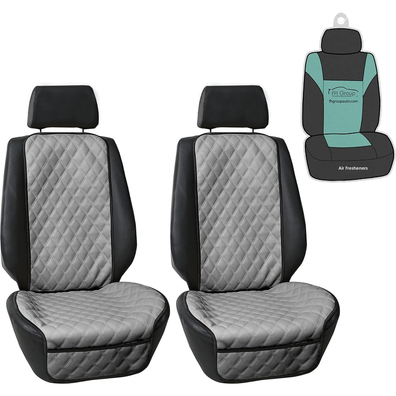 Funda de Asiento de Coche FH Group Neosupreme Gris - 2 Piezas
