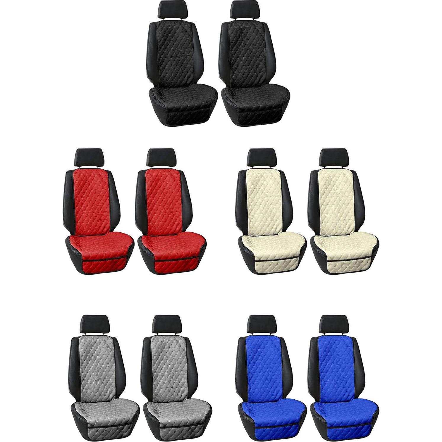 Funda de Asiento de Coche FH Group Neosupreme Gris - 2 Piezas