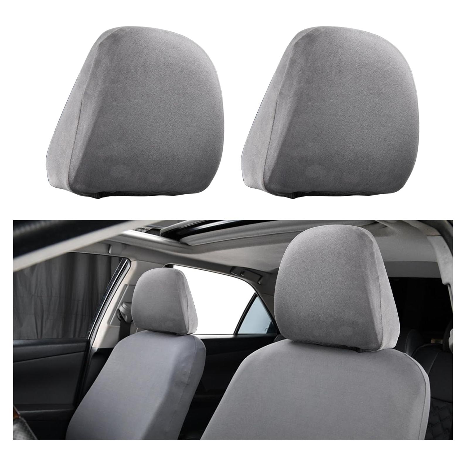 Pack de 2 Fundas de Cabecera de Auto Gunhunt Gris Universal