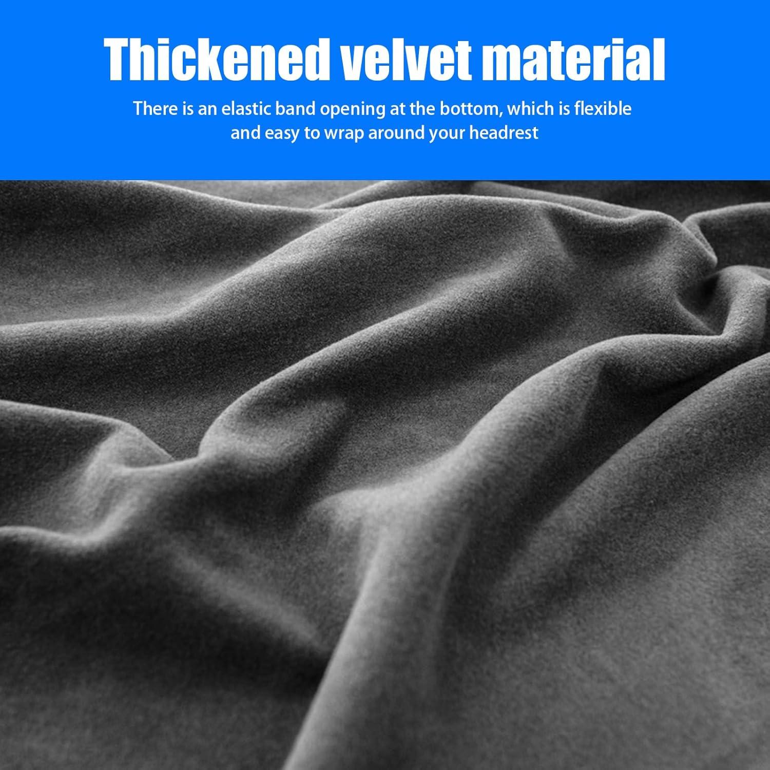 Pack de 2 Fundas de Cabecera de Auto Gunhunt Gris Universal