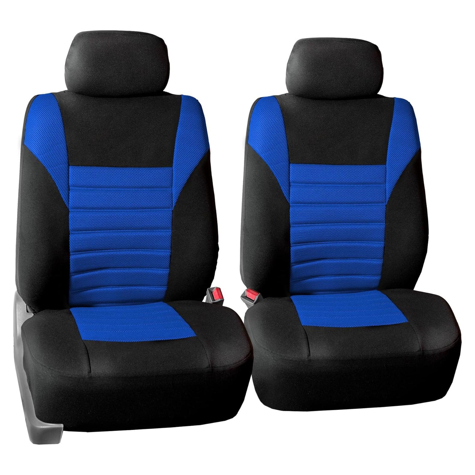 Fundas de Asiento de Coche FH Group Azul Juego Frontal 3D