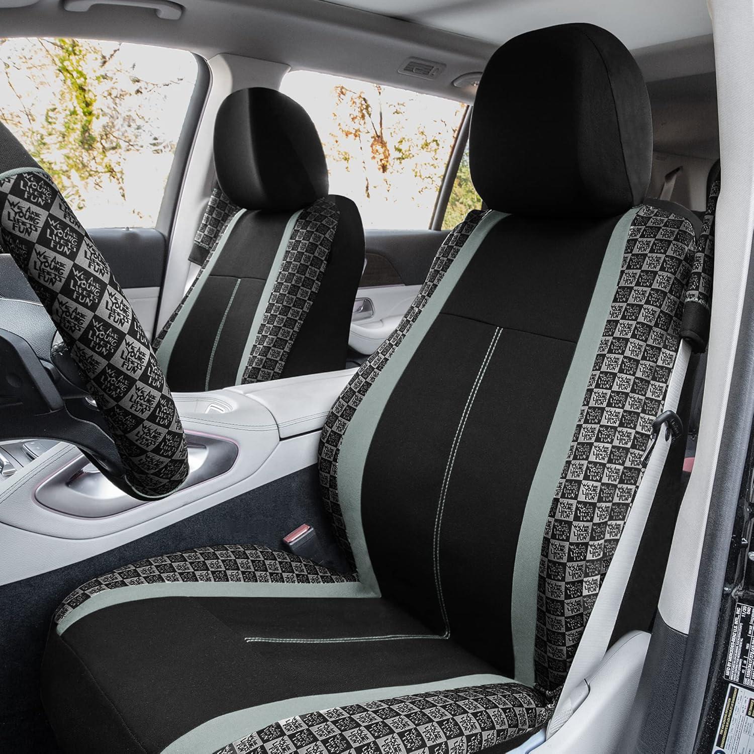 Cubiertas de Asientos de Auto We Are Young Gris Universal