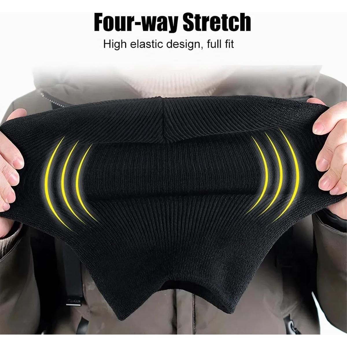 Funda de Reposacabezas AUCELI 2 Piezas Poliester Negro