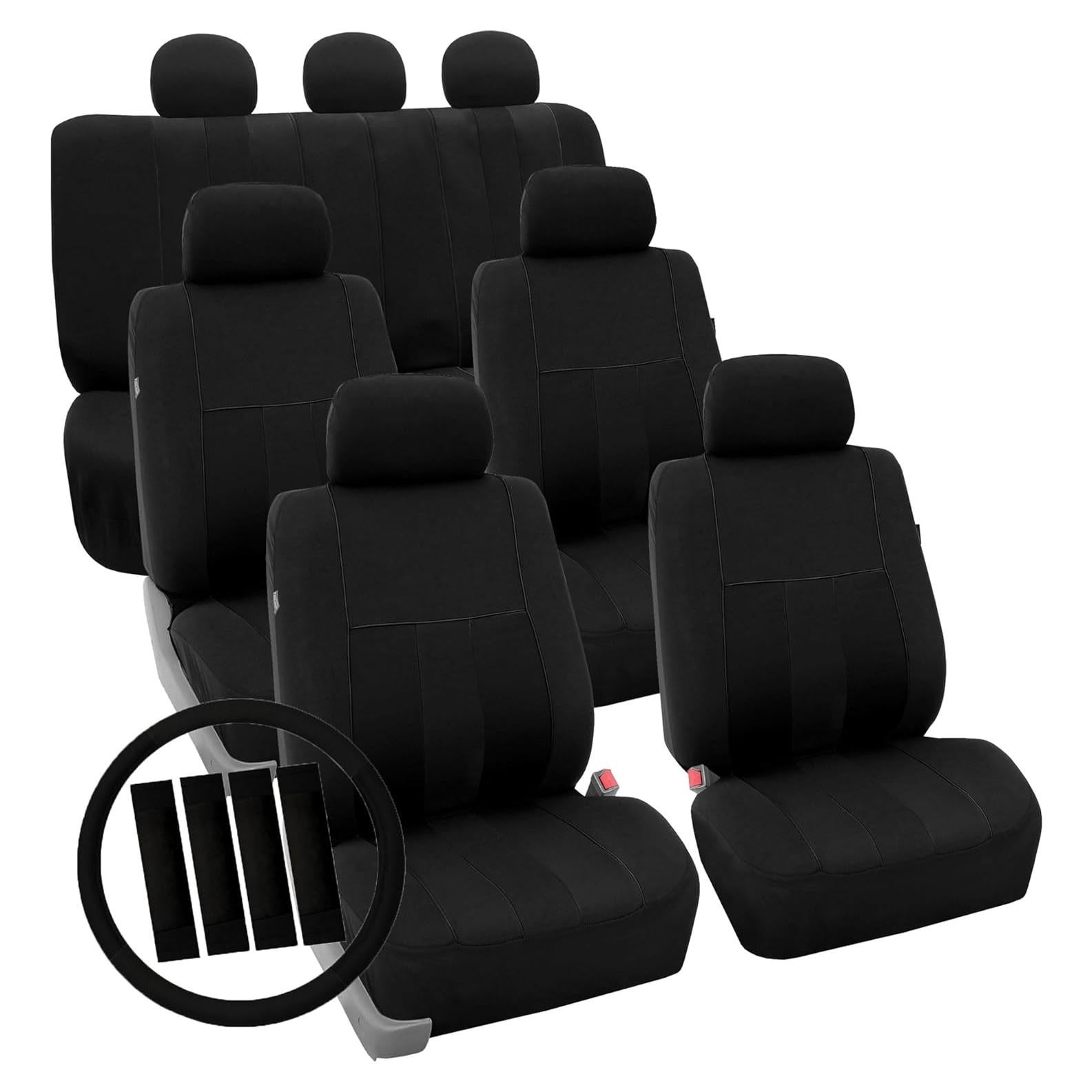 Fundas de Asiento de Coche FH Group 7 Asientos Ajuste Universal